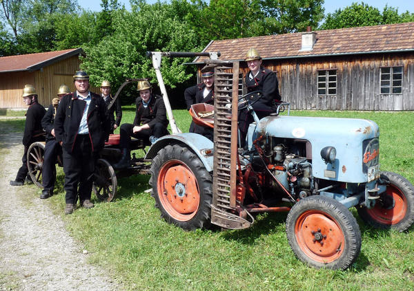 Historischer Löschwagen im Bauernhausmuseum Amerang